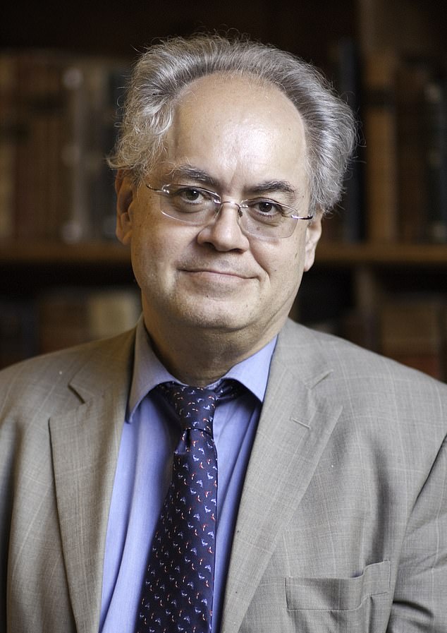 But David Abulafia, emeritus professor of Mediterranean history at the University of Cambridge (pictured), said: 'The Horniman needs to make it clear how these objects were acquired. Often things described as booty were bought in the proper, legal way, given as gifts or exchanged for European objects.'