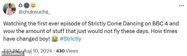 1723338237 189 BBC airs first ever episode of Strictly to celebrate shows