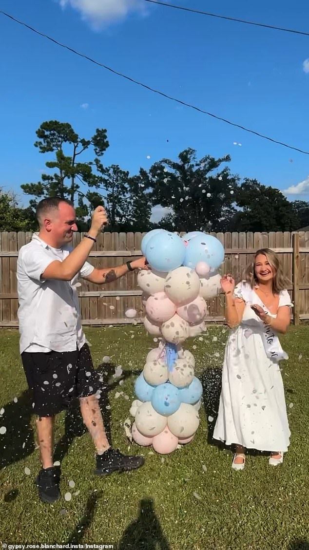 The 32-year-old Munchausen by proxy victim, who recently responded to rumors that Ken is not the father of her baby, shared a video of an adorable reveal party on her Instagram on Saturday