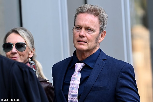 McLachlan (pictured outside court) said: 'I will be forever grateful to the people who supported me – people like Vanessa – who helped me keep going.'