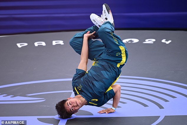 Breakdancing takes the spotlight in Paris after a performance by Dunne's teammate