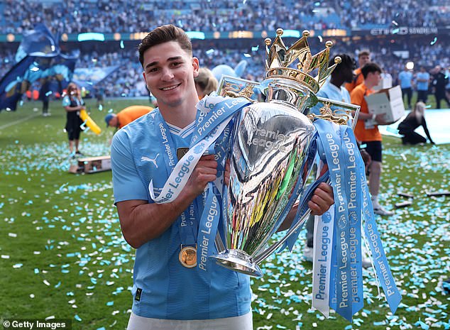 Alvarez has had a successful spell at City, winning six trophies in just over two years