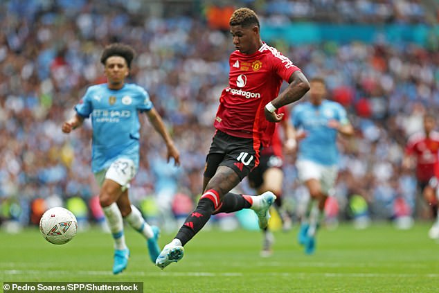 Man United had two golden chances to put the ball in the net at Wembley