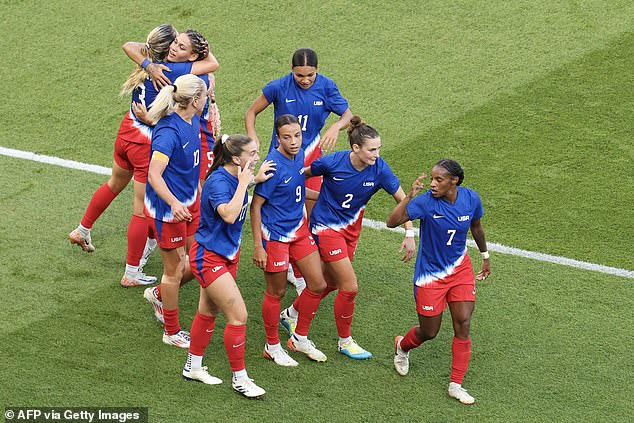 The victory marks Team USA's first Olympic victory in women's soccer since 2012