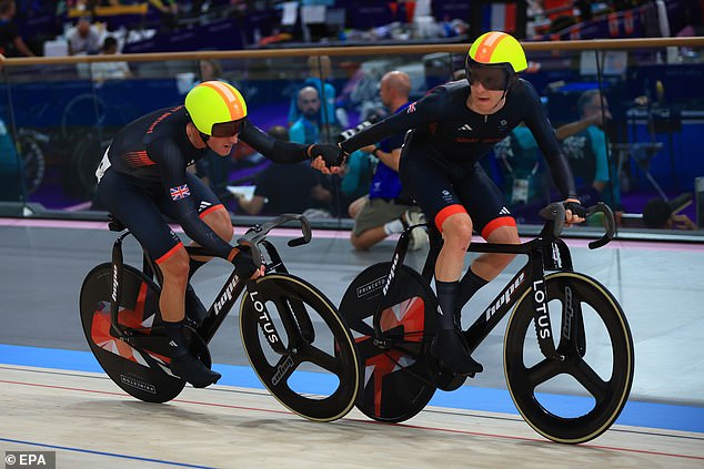 Wood rode in the doomed final of the British men's maison alongside teammate Mark Stewart