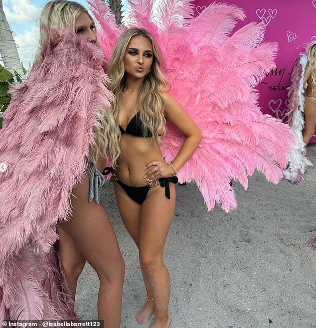 In June, Isabella hit the runway at Miami Swim Week, where she modeled designer Krissy King's latest swimwear, as well as her own House of Barretti pieces.