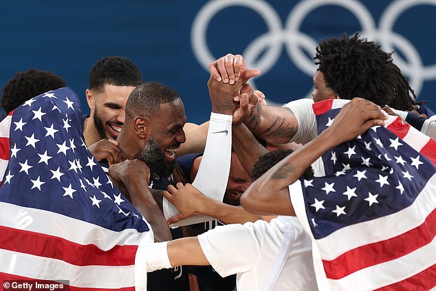 The United States has won gold in men's basketball at the last five Olympic Games