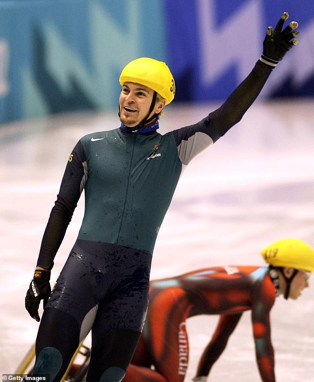 Glaetzer said he 'did a Steve Bradbury' in reference to Australian legend Steve Bradbury