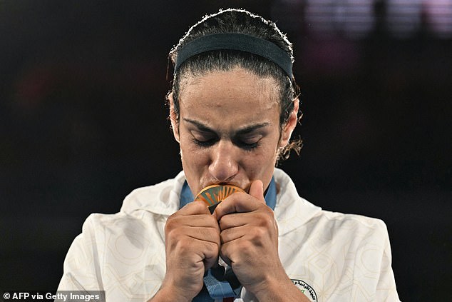 Imane Khelif won a gold medal for Algeria in the women's welterweight on Friday night