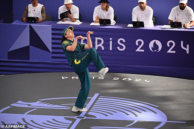 The Australian breakdancer has gone viral for her quirky routine at the Olympics