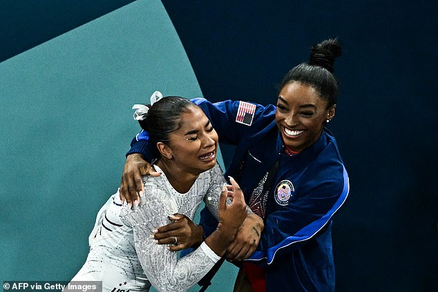 She was in tears after an appeal from the US saw her score increased, moving her into the medal positions