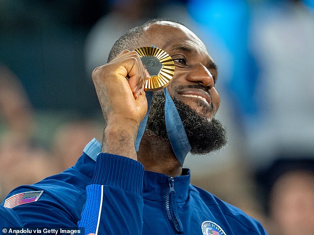 LeBron James won the MVP award after the men's basketball team defeated the host country for gold