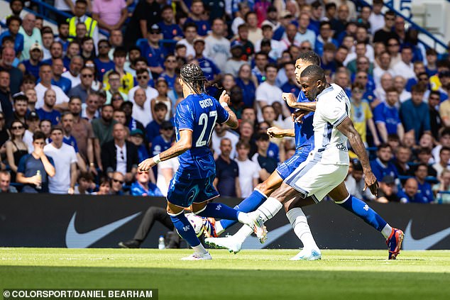 Marcus Thuram's shot from the edge of the penalty area gave the Italians the lead after 26 minutes