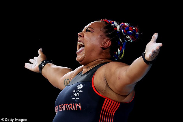 The monarch's message was sent just hours after Emily Campbell celebrated a bronze medal in the women's 81kg+ weightlifting event on the final day of the competition