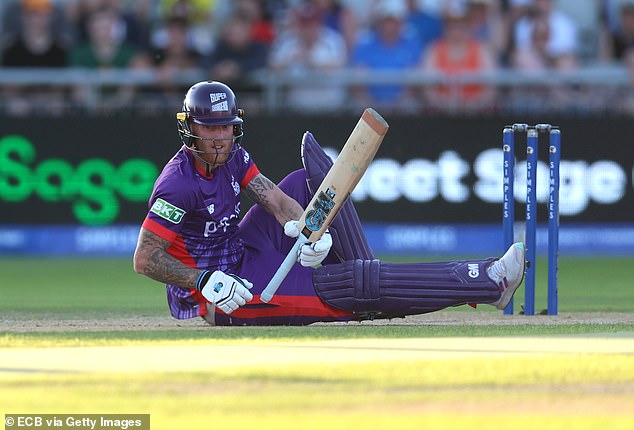 Stokes retired while batting for Northern Superchargers against Manchester Originals