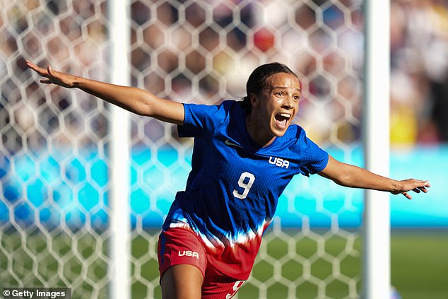 Mallory Swanson scored the winning goal in the 57th minute against Brazil