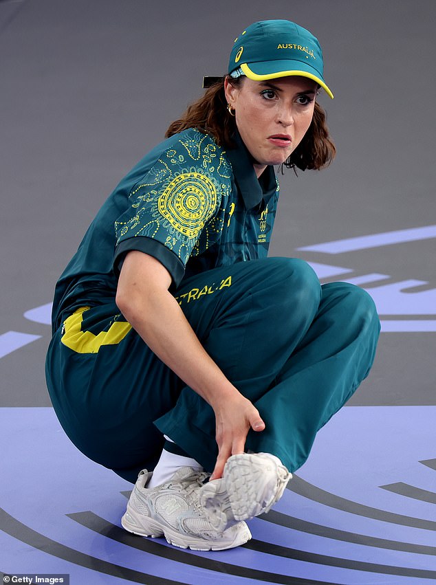 Gunn was widely criticized for her break routine during the Olympics and became a global viral sensation