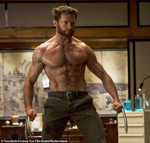 Nearly 10 years earlier, Jackman had to go through much of the same strict diet and exercise regimen to achieve a muscular physique