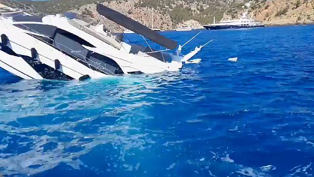 Fortunately, before emergency services could arrive, a private boat was able to pick up the yacht's five passengers, including a German couple and their son. Euro Weekly News reports that the passengers were then sent back to Port Adriano near Magaluf