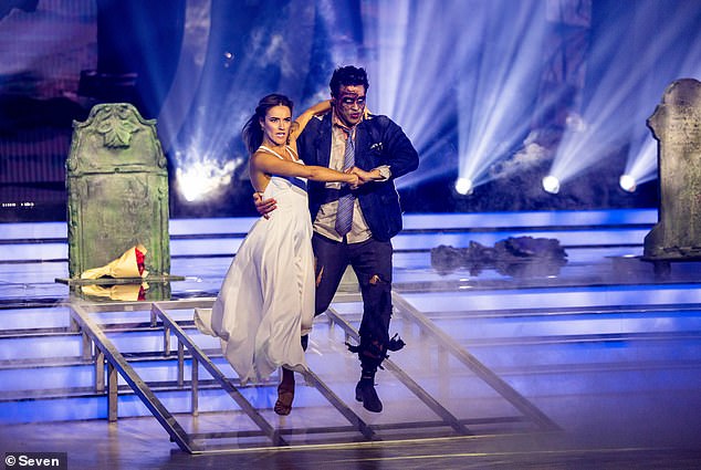 Home and Away star James Stewart and his dance partner Jorja Freeman have progressed to the final of Dancing With The Stars on Monday night.