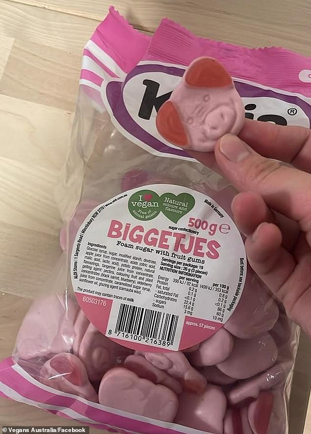 The product was launched as part of the Dutch Week 'Special Buys' and hundreds of shoppers compared the purchase to the popular Marks & Spencer Percy Pig - a pig-shaped gummy that comes in raspberry, strawberry, cherry and grape flavours