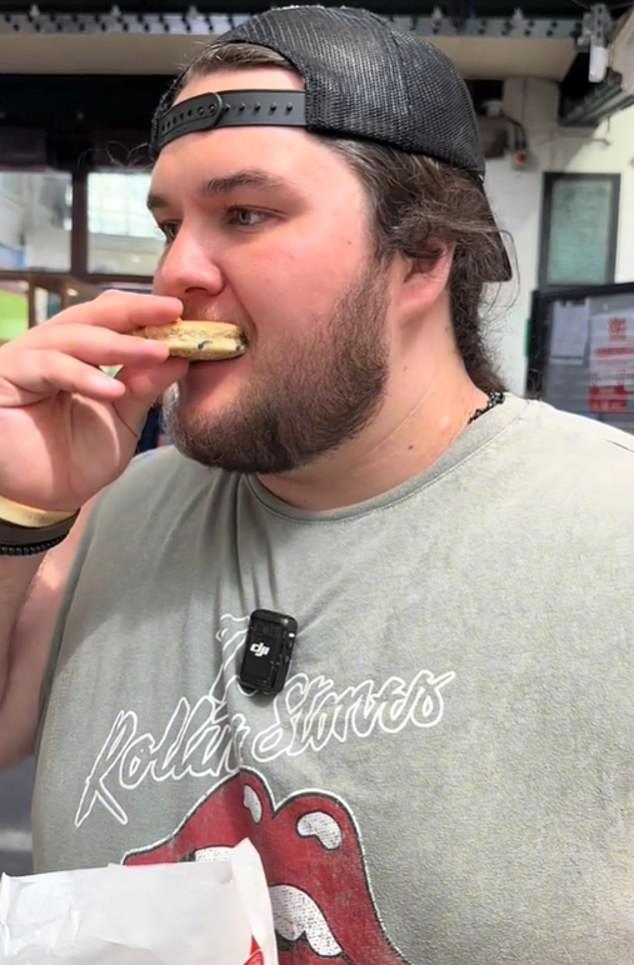 He originally dubbed the traditional sweet treat 'trash' after a bad experience with Morrisons, but later fell in love with the baked treats after trying them again