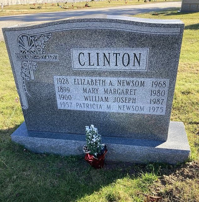 Patricia is now buried next to her mother and grandparents in their family cemetery in Pennsylvania