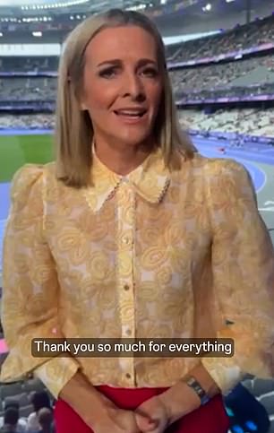 Announcer Gabby Logan said Team GB were 'amazing' and had 'created memories that will last a lifetime'