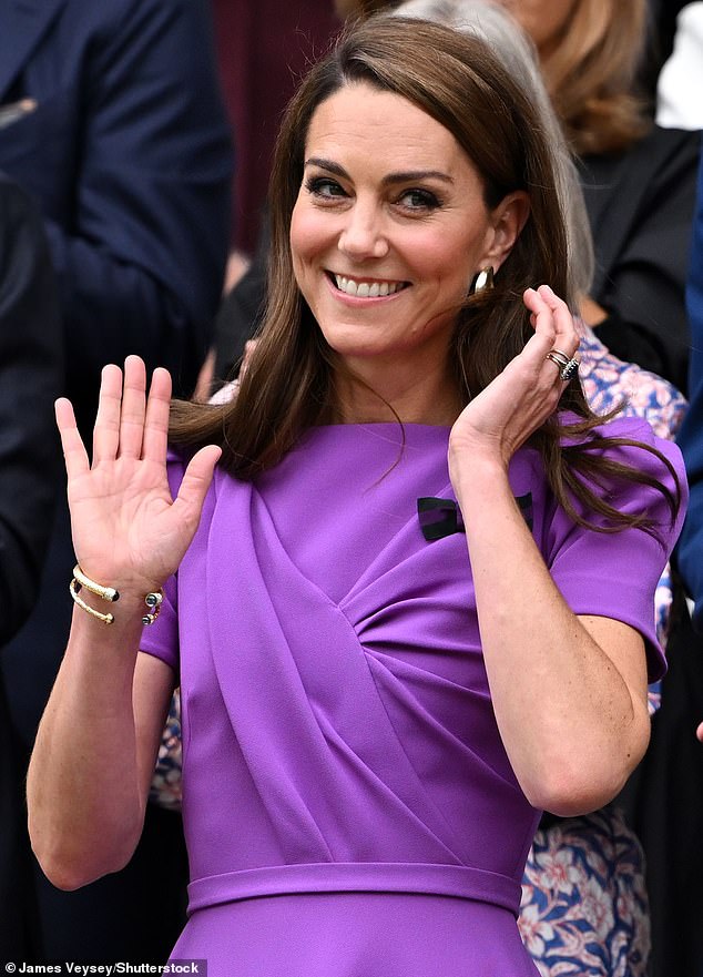 Last month, the Princess of Wales attended the Wimbledon men's singles final in London with Princess Charlotte