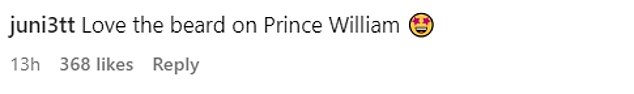 Some royal fans couldn't take their eyes off William and his beard. For example, someone wrote on X: 'Prince William is a real eye-catcher with his stubble.'