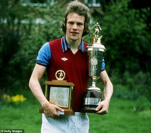 Andy Gray earned personal honours at Villa, winning the League Cup in 1977