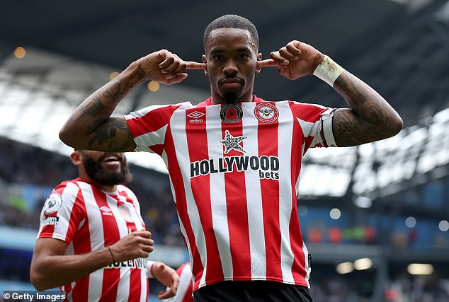 Brentford fans voted Ivan Toney as their favourite, after helping Brentford return to the top flight after a 74-year absence.