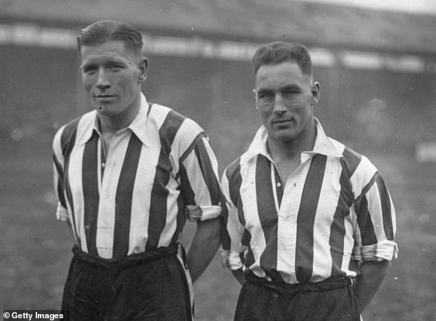 David McCulloch (left) is still respected today for his goalscoring exploits in the 1930s