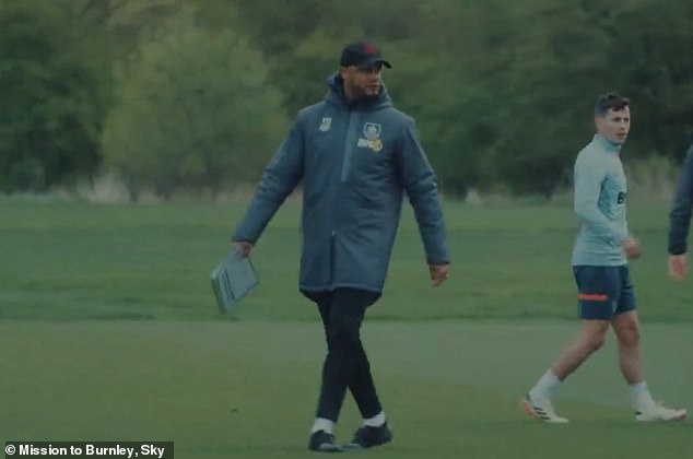 Footage showed Kompany swearing at Johann Berg Gudmundsson 15 times in one minute