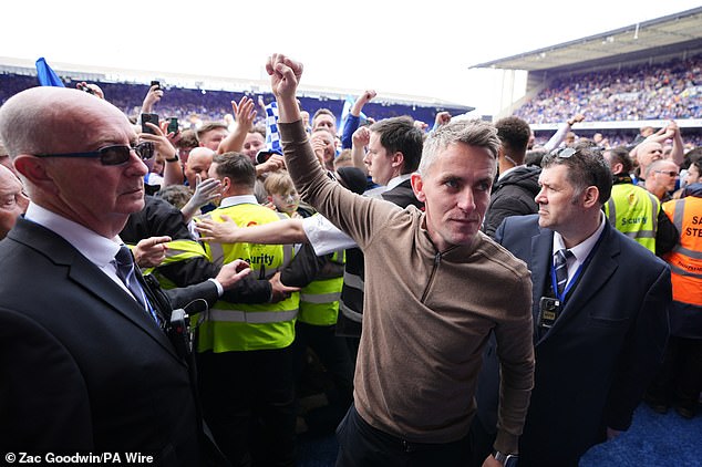 All three promoted teams are tipped to make a straight return to the Championship. Pictured: Ipswich boss Kieran McKenna