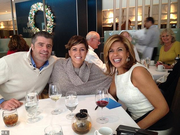 Hoda posted this photo of her with Bart and Jill when she heard that Jill had sadly passed away in February 2016