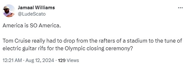 1723475452 727 Olympics fans react to Team USAs show stopping Olympic closing ceremony