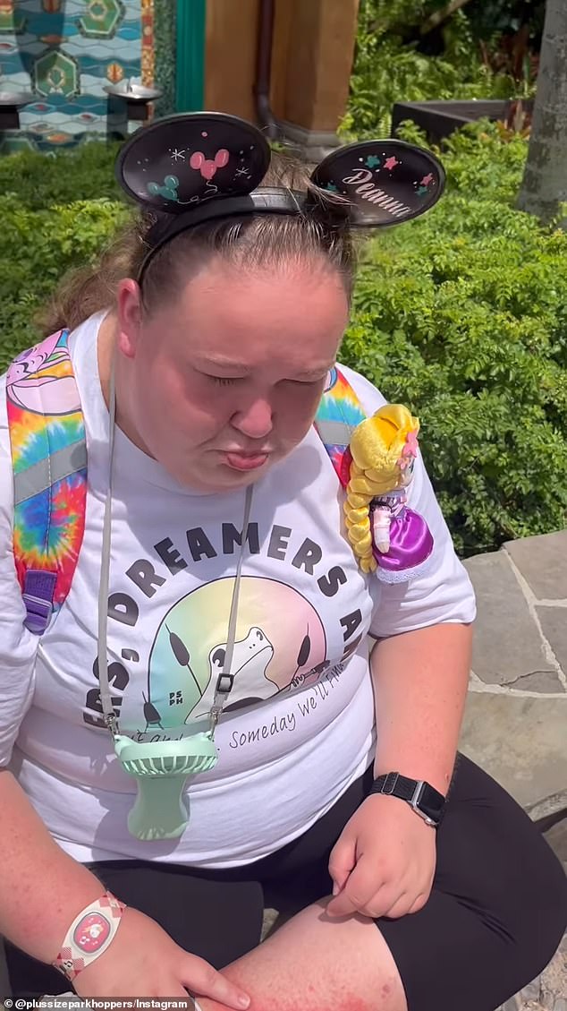 The women were recently mocked and ridiculed for their size after sharing a video on social media showing themselves breaking out in “Disney rash” while walking around Disney World.