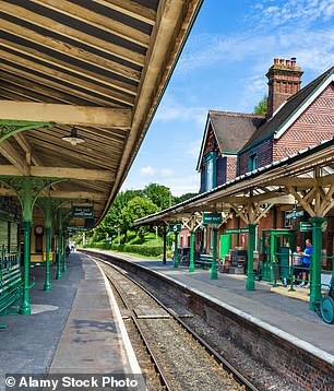 The historic railway line at Horsted Keynes station has served as the setting for several historical dramas