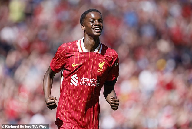 17-year-old Trey Nyoni has performed for Liverpool in pre-season, scoring against Sevilla