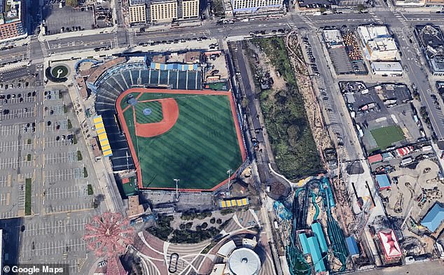 The incident occurred just feet from the Brooklyn Cyclones Ballpark and the famed first-ever Nathan's Famous Hot Dogs location, also on Surf Avenue. Both men are believed to be migrants, according to insiders who spoke to the New York Post, but officers have said only that they are homeless