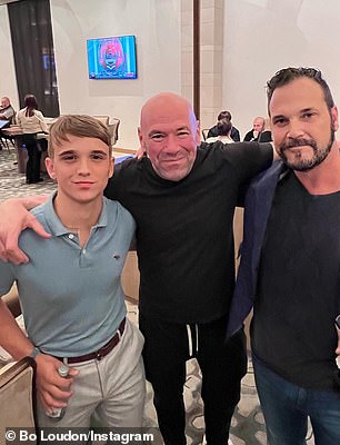 Bo met UFC mogul Dana White