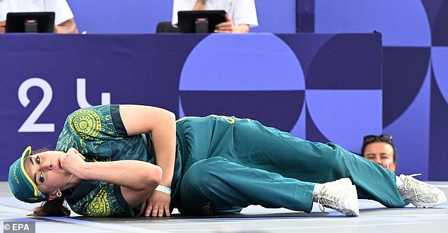 The Australian went viral after her dance routine during the first competition in Paris