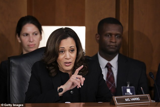 Then-Senator Kamala Harris made a name for herself in September 2018 when she questioned Supreme Court nominee Brett Kavanaugh