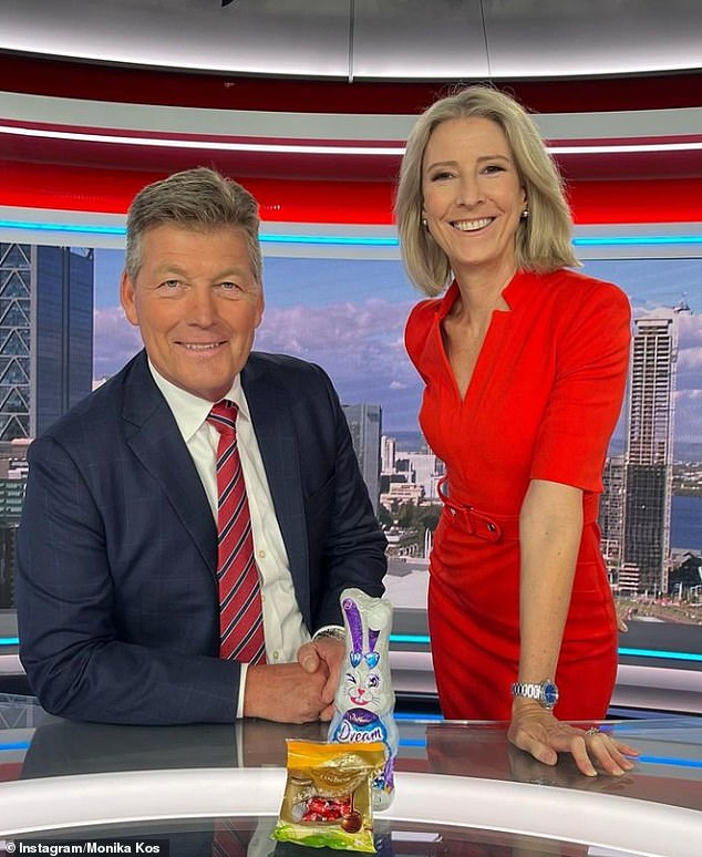 Monika Kos and 6pm news reader, Michael 'Thommo' Thomson, are part of Nine's nightly news line-up. Nine staff are 'walking on eggshells' as network prepares to cut 38 news staff