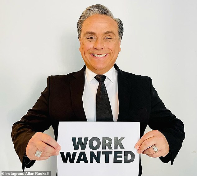 The media star shared a tongue-in-cheek selfie on Instagram in which he is dressed in a LinkedIn suit that resembles a headshot of a man, grinning and holding up a sign that reads 