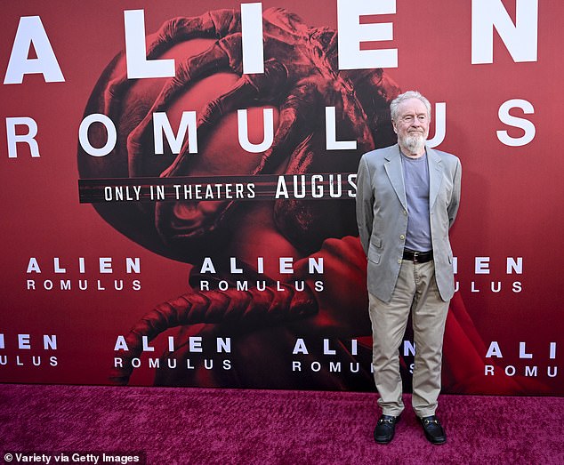 Acclaimed British filmmaker 86 directed the original Alien in 1979 and is a producer on the latest film in the franchise