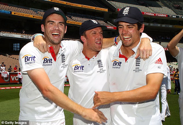 Anderson was part of the England team when they won the Ashes in Australia in 2010-11