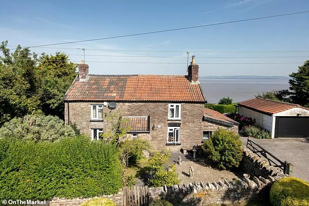 Grammer's new home is described by estate agency Knight Frank as a 'beautiful' detached cottage with 'spectacular' views over the British Channel