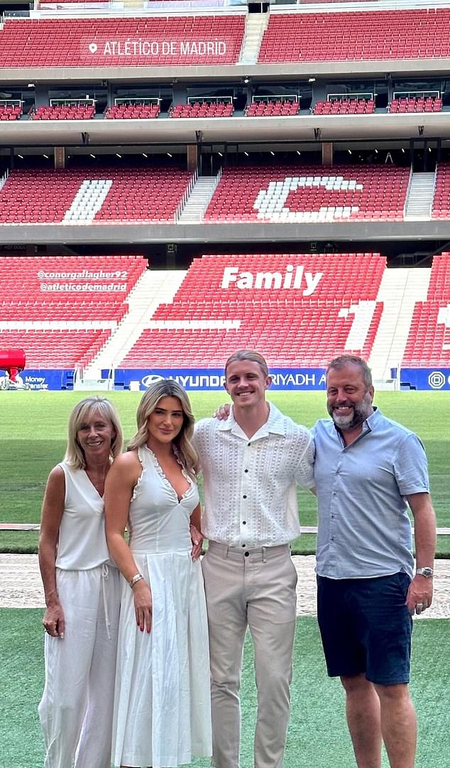 Gallagher and his family have spent the past few days in Spain awaiting confirmation of their move